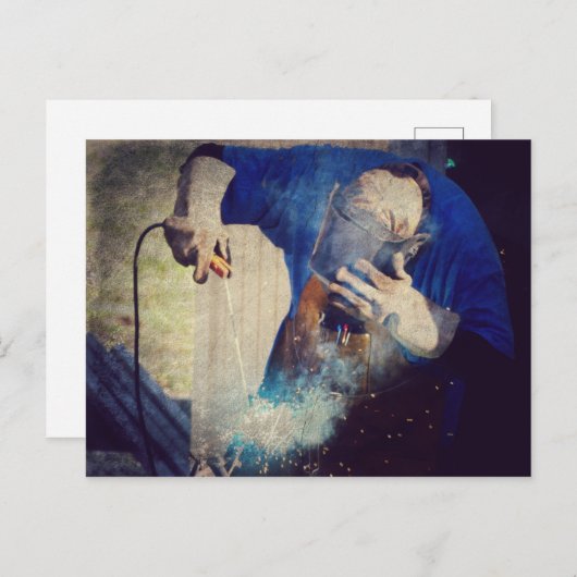 溶接 ポストカード (正面/裏面)