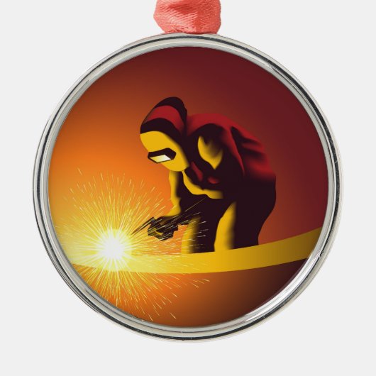 溶接 メタルオーナメント (正面)