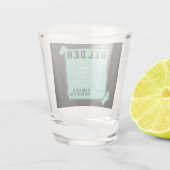 溶接 – 溶接機の時間当り料金 ショットグラス (裏面)