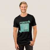 溶接 – 溶接機の時間当り料金 トライブレンドＴシャツ (正面全面)