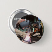 溶接 缶バッジ (正面&裏面)