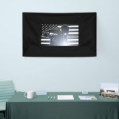 溶接: 薄い金属ライン旗 横断幕 (トレードショー)