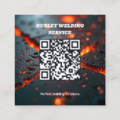 溶接QR スクエア名刺 (正面)