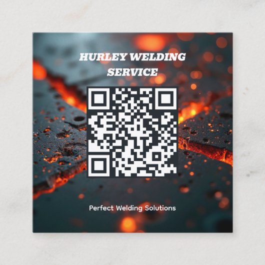 溶接QR スクエア名刺 (正面)
