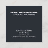 溶接QR スクエア名刺 (裏面)