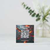 溶接QR スクエア名刺 (スタンド正面)