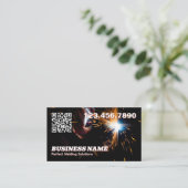 溶接QR 名刺 (スタンド正面)