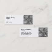 溶融した名刺のサイドのスキニーホワイト スキニー名刺 (正面/裏面)