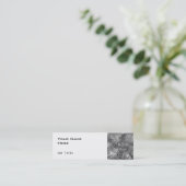 溶融した名刺のサイドのスキニーホワイト スキニー名刺 (スタンド正面)