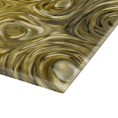 溶融した「金ゴールド」切削ボード カッティングボード (角)