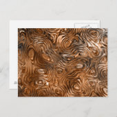 溶融した「銅」プリント葉書 ポストカード (正面/裏面)