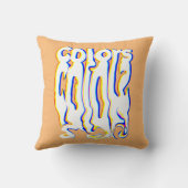 溶融カラーカラフル装飾用クッション クッション (裏面)