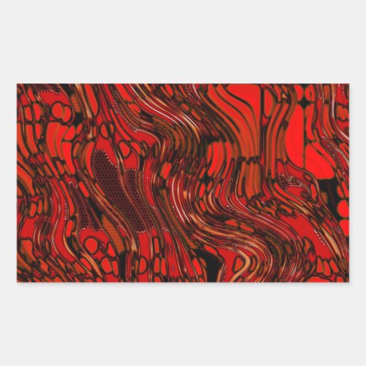 溶融ガラス 長方形シール (正面)