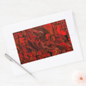 溶融ガラス 長方形シール (封筒)