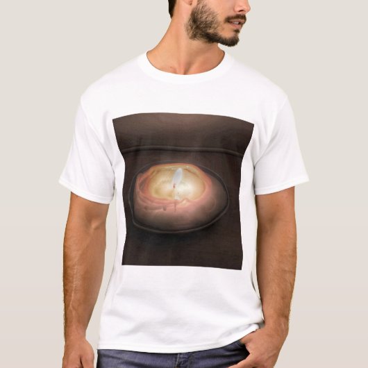 溶融キャンドル Tシャツ (正面)