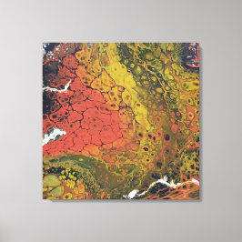 溶融クレヨンシリーズ – ドライランド キャンバスプリント