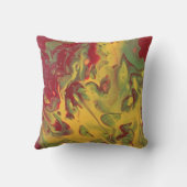 溶融クレヨンシリーズ – 噴火。アクリル系ポア クッション (裏面)