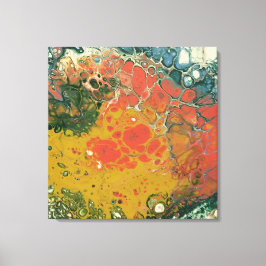 溶融クレヨンシリーズ – 溶岩の流れ キャンバスプリント