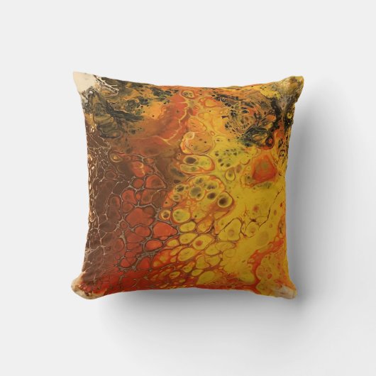 溶融クレヨンシリーズ – 蝶 – アクリル注ぎ クッション (正面)