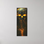 溶融スカル キャンバスプリント (正面)