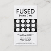 溶融スタンプカード（色をカスタマイズ可能） 名刺 (正面)