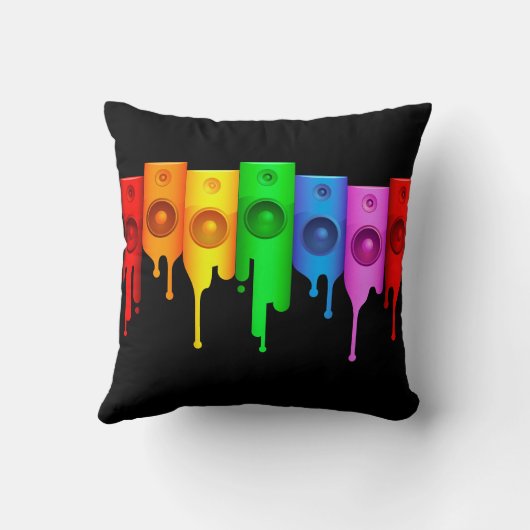 溶融スピーカーアメリカンMoJo枕 クッション (裏面)