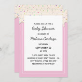 溶融チョコレートスイートベビーシャワー招待状 招待状 (正面/裏面)