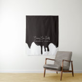 溶融チョコレートビジネステーブルランナーのバナー タペストリー (インサイチュ)