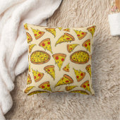 溶融チーズピザパターン クッション (ブランケット)