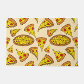 溶融チーズピザパターン ドアマット (正面)