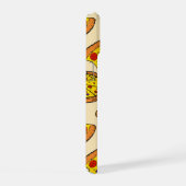 溶融チーズピザパターン iPhone 15ケース (右側面)