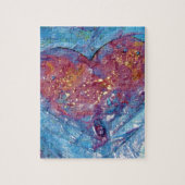 溶融ハート ジグソーパズル (縦)