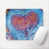 溶融ハート マウスパッド (マウス)