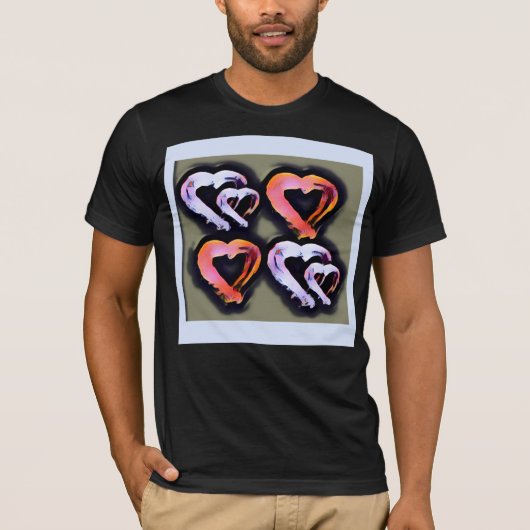 溶融ハートTシャツ Tシャツ (正面)