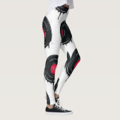 溶融ビニールのレコード芸術的、パターン。 レギンス (右)