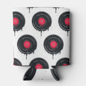 溶融ビニールのレコード芸術的、パターン。 缶クーラー (裏面)