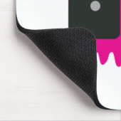 溶融ピンクレトロラジオ マウスパッド (コーナー)