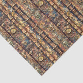 溶融ブロンズ銅金ゴールドBR2デコページのテクスチャ 薄葉紙 (詳細)