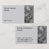 溶融プリント名刺のサイドグレー 名刺 (正面/裏面)