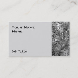 溶融プリント名刺のサイドグレー 名刺