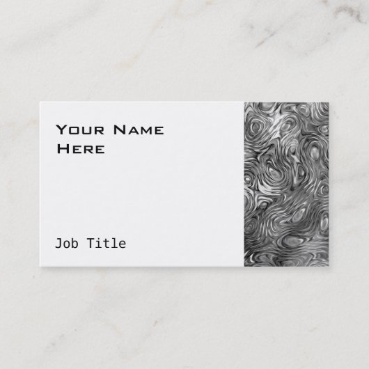 溶融プリント名刺の側面の白 名刺 (正面)