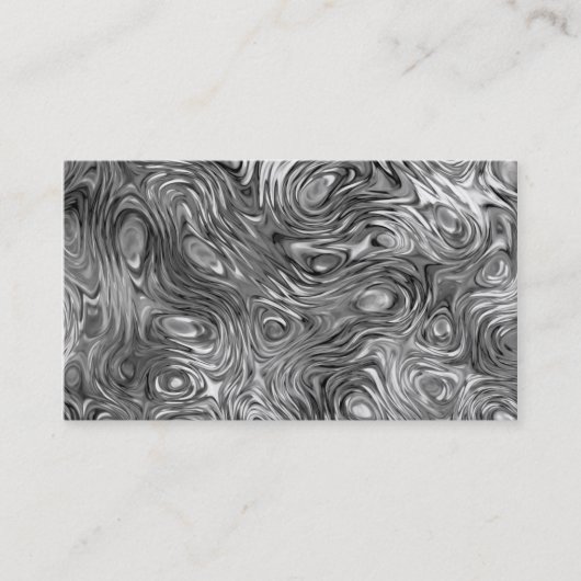 溶融プリント名刺グレー 名刺 (正面)