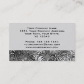 溶融プリント名刺グレー 名刺 (裏面)