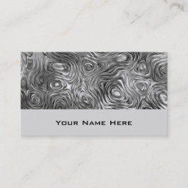 溶融プリント名刺グレー 名刺