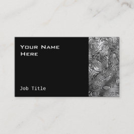 溶融プリント名刺サイドブラック 名刺