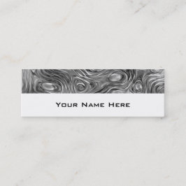 溶融プリント名刺スキニーホワイト スキニー名刺