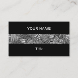 溶融プリント名刺ストライプブラックバック 名刺