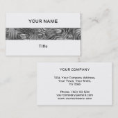 溶融プリント名刺ストライプホワイトバック 名刺 (正面/裏面)