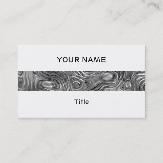 溶融プリント名刺ストライプホワイトバック 名刺 (正面)