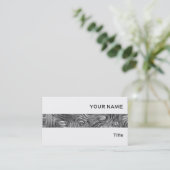 溶融プリント名刺ストライプ白 名刺 (スタンド正面)